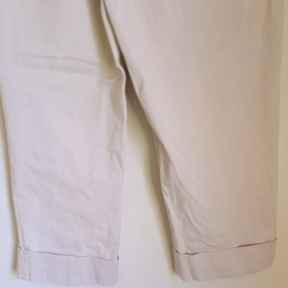 Rafaella cropped khaki cargo pants women size 10 - Picture 7 of 7